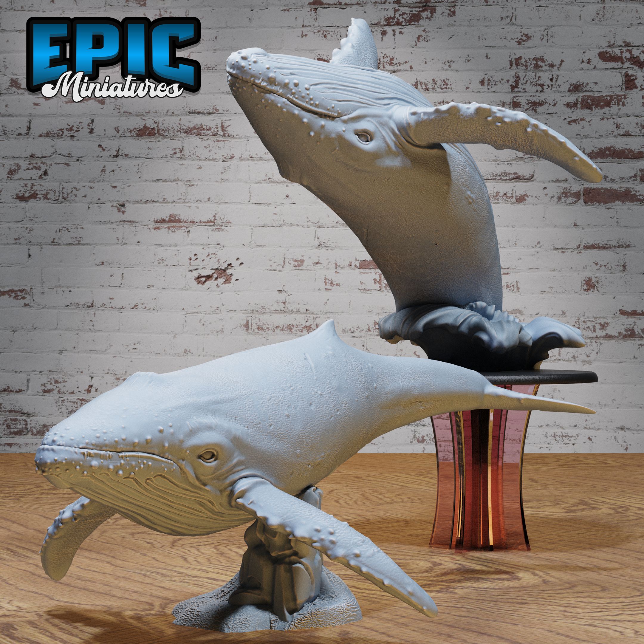 Humpback Whale Set / Lord of the Sea / Water Beast / Underwater Predator / Moby Dick / Evil Swimmer / Aqua Monster / Wild Animal / Ocean Encounter